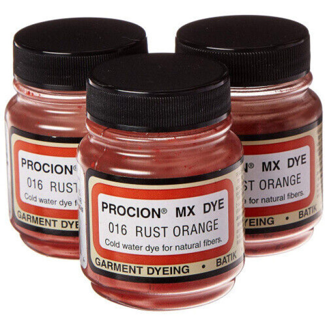 Краситель для ткани порошковый Procion MX Dye 19г, оранжевый