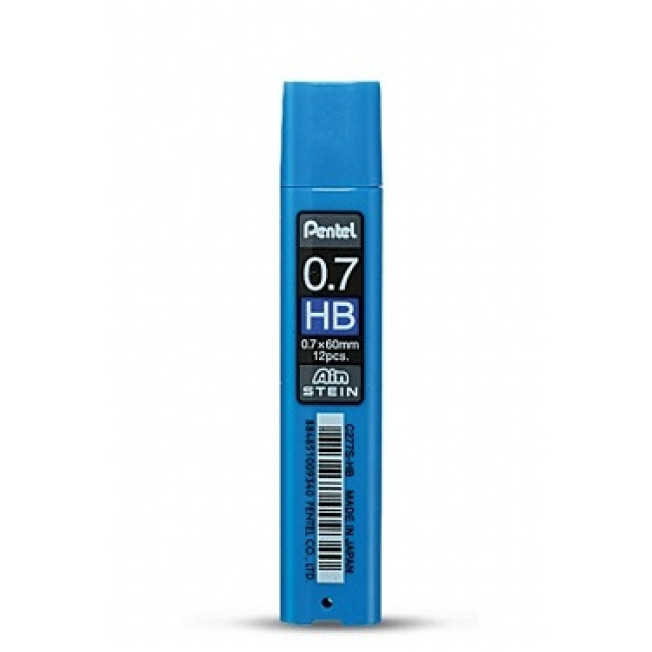 Грифели для механического карандаша 0,7мм HB 12шт. "Pentel"