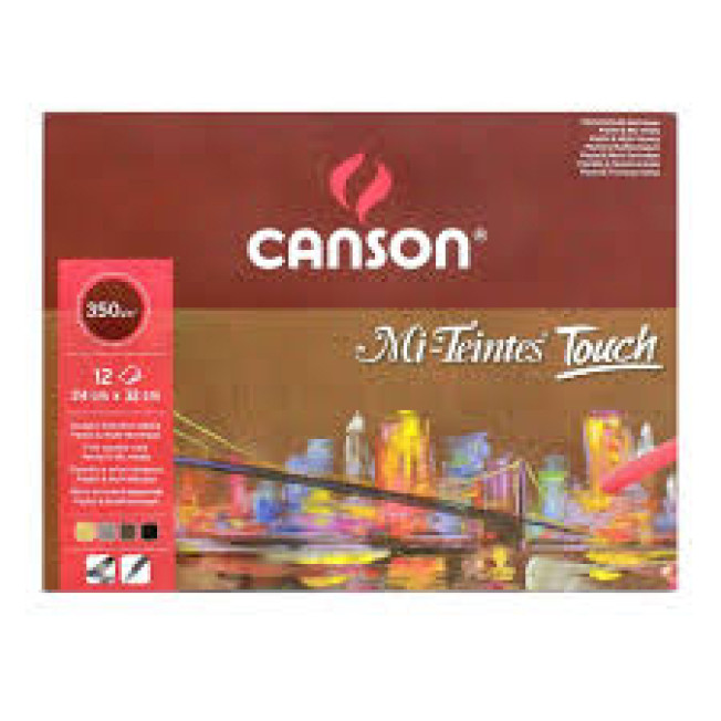 Альбом д/пастели Mi-Teintes Touch 355г 24*32см 12л 4цв склейка