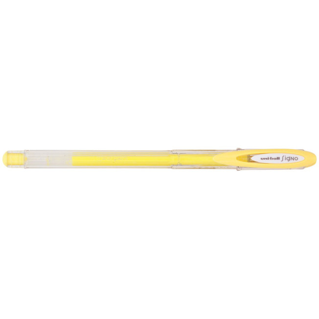 Ручка гелевая Signo желтый 0,7мм UNI