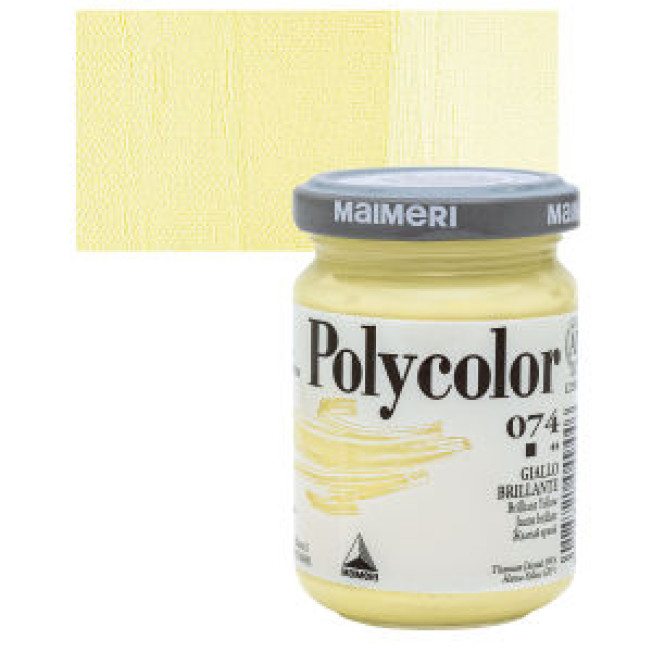 Краска акриловая Поликолор, Желтый яркий 140мл, М1220074