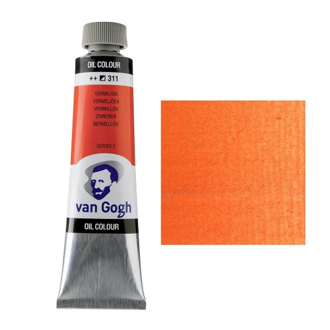 Масло "Van Gogh" 40мл, №311 Киноварь
