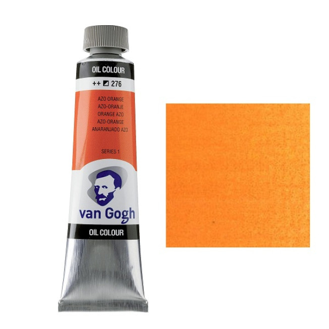 Масло "Van Gogh" 40мл, №276 Оранжевый АЗО