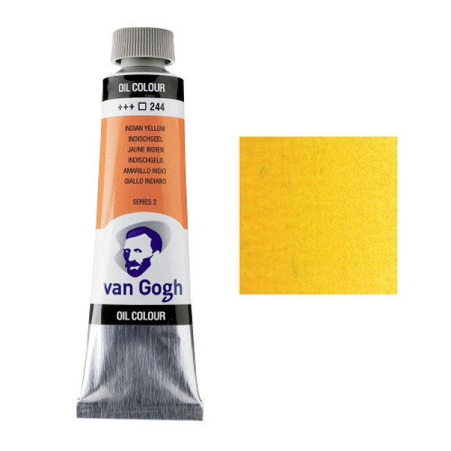 Масло "Van Gogh" 40мл, №244 Желтый индийский (каштановый)