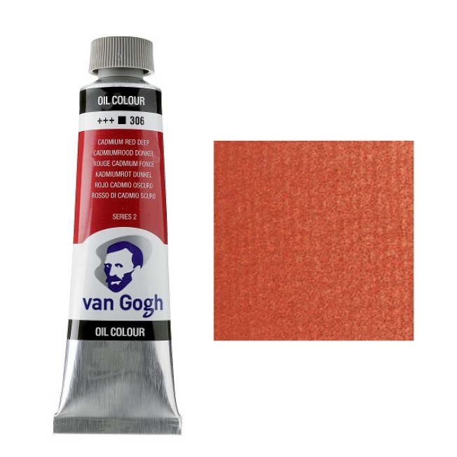 Масло "Van Gogh" 40мл, №306 Кадмий красный насыщенный