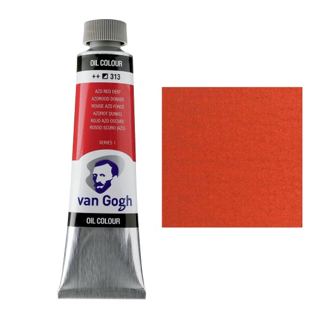 Масло "Van Gogh" 40мл, №313 Красный насыщенный