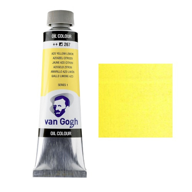 Масло "Van Gogh" 40мл, №267 Желтый лимонный АЗО