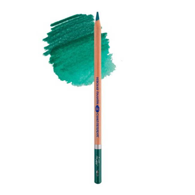 Карандаш акварельный Белые Ночи, №52 зелено-синий