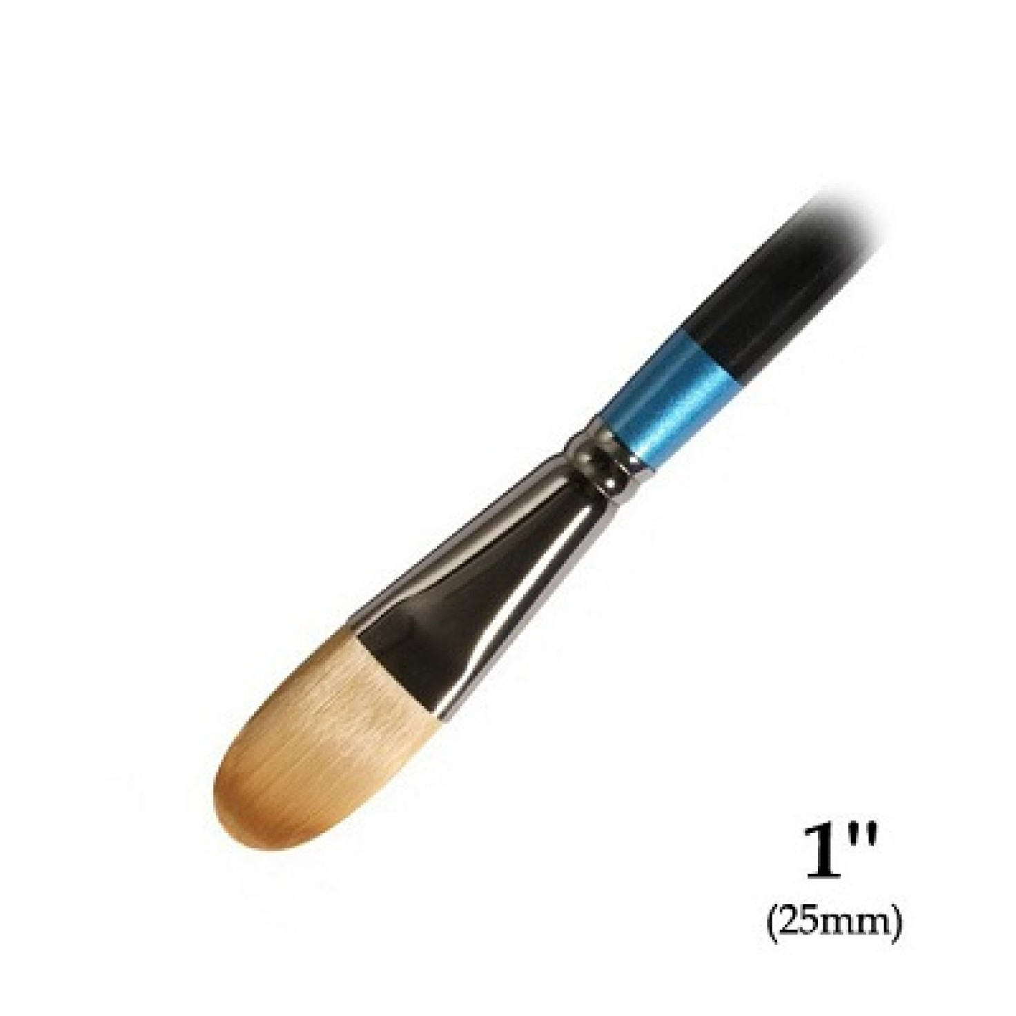 Кисть "Daler Rowney AQUAFINE" Синтетика овальная №1, короткая ручка