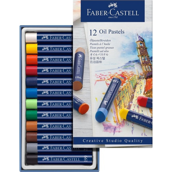 Набор масляной пастели"Creative Studio" 12цв Faber Castell FC127012