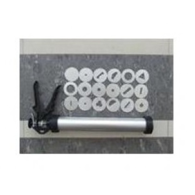 Шприц (экструдер) для глины+18насадок DK11048  32,5см