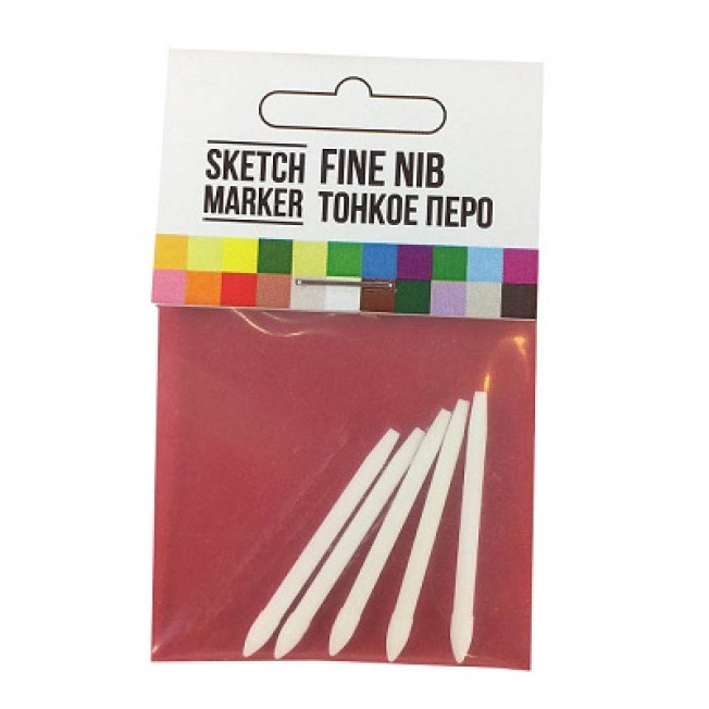 Набор 5 тонких сменных пера Sketchmarker