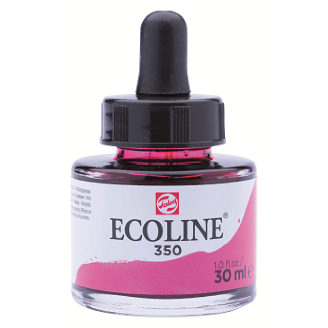 Акварель жидкая "Ecoline" 30мл, №350 Фуксия