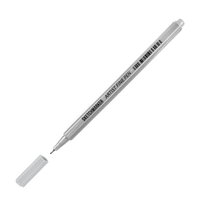 Ручка капиллярная Artist fine pen Серый простой Sketcmarker