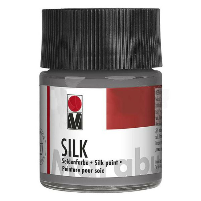 Краска по шелку Hobby "Silk" 50мл, цвет 278 Светло-серый, Marabu