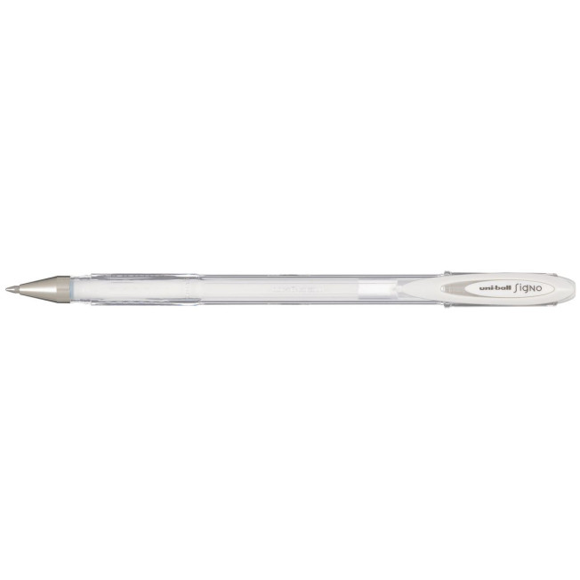 Ручка гелевая белая, 0,7мм UNI