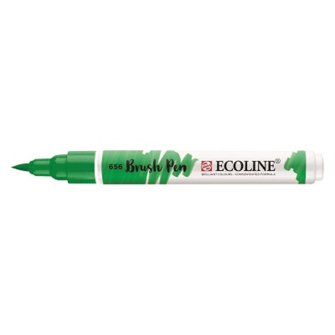 Маркер акварельный Ecoline кисть 656 зеленый лес