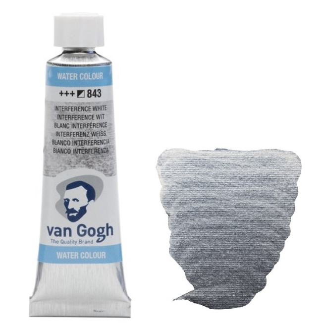Акварель Van Gogh туба 10мл, № 843 Белый интерферентный NEW