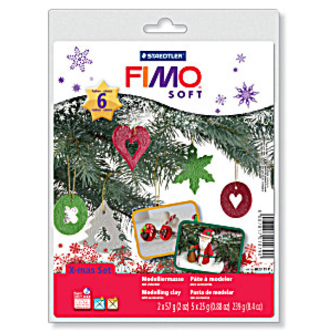 8023-11 Набор с Fimo Soft "Рождество" д/создания декораций