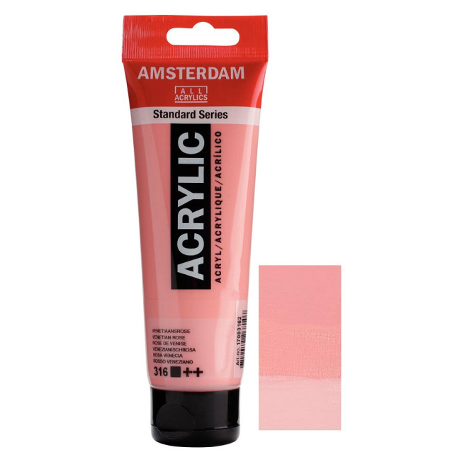 Акрил Amsterdam №316, Розовый венецианский 120мл