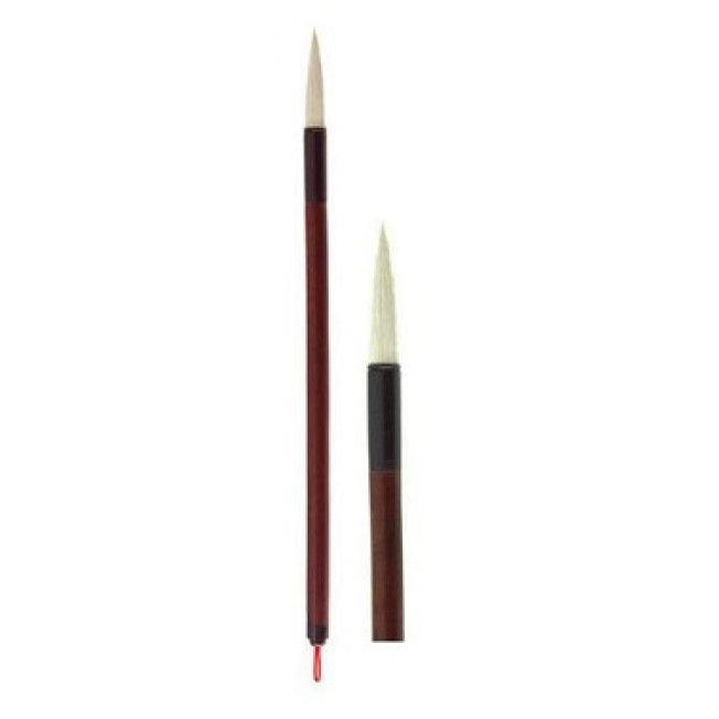 Кисть HB-244-3 коза, ручка бамбуковая. d=8мм