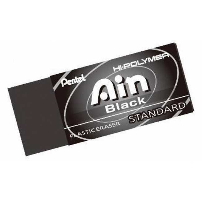 Ластик Hi-Polymer Ain Black Eraser 43.3*17.4*11.8 мм Pentel