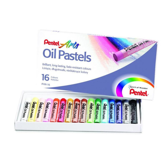 Pentel Пастель масляная 16 цв. PHN4-16
