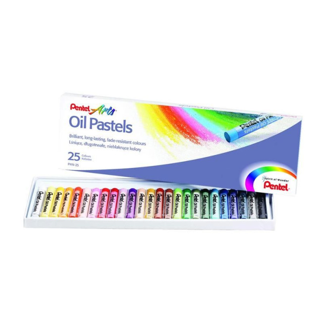 Pentel Пастель масляная 25 цв. PHN4-25