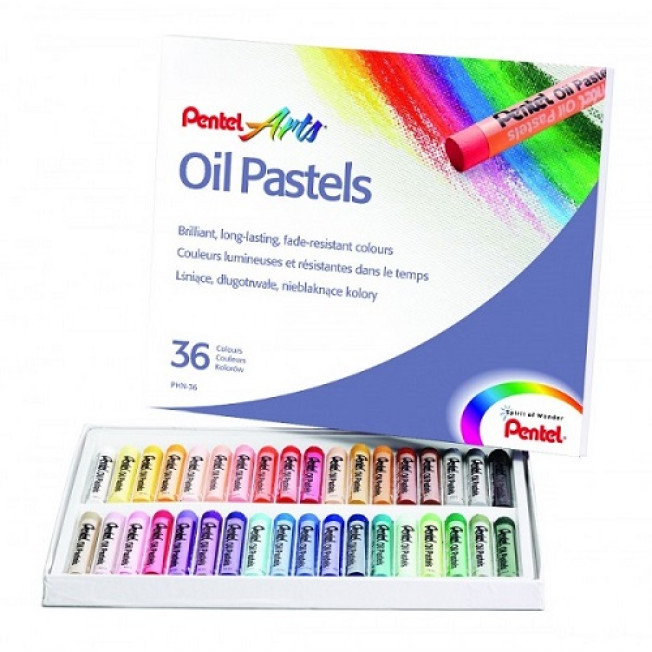 Pentel Пастель масляная 36 цв. PHN4-36