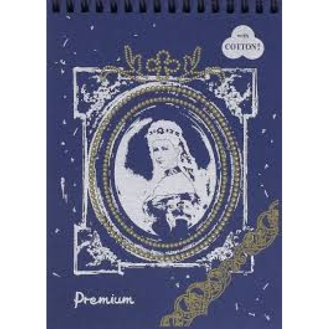 Блокнот "Premium Night blue" 30л А3, темно-синий, на пружине