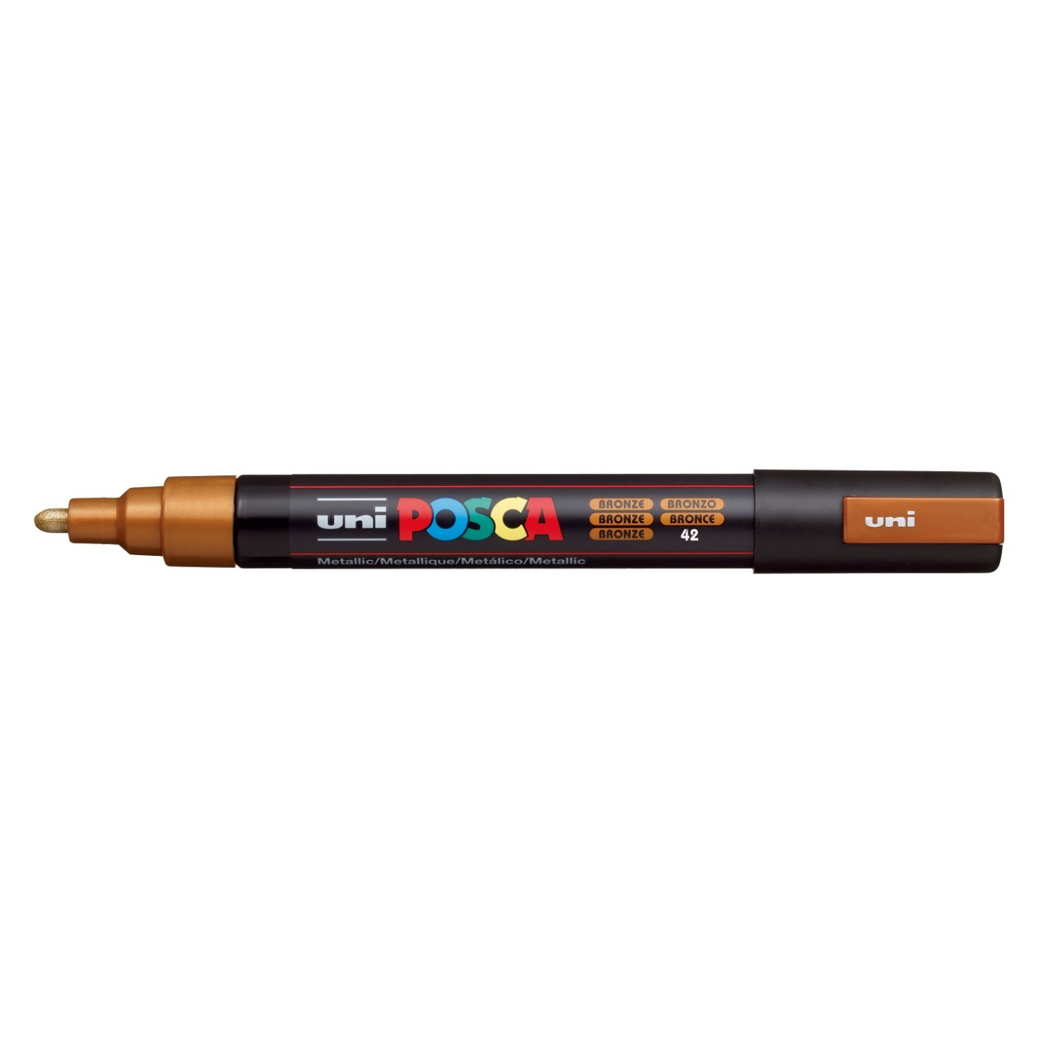Маркер Posca 5М 1,8-2,5мм бронзовый (42)