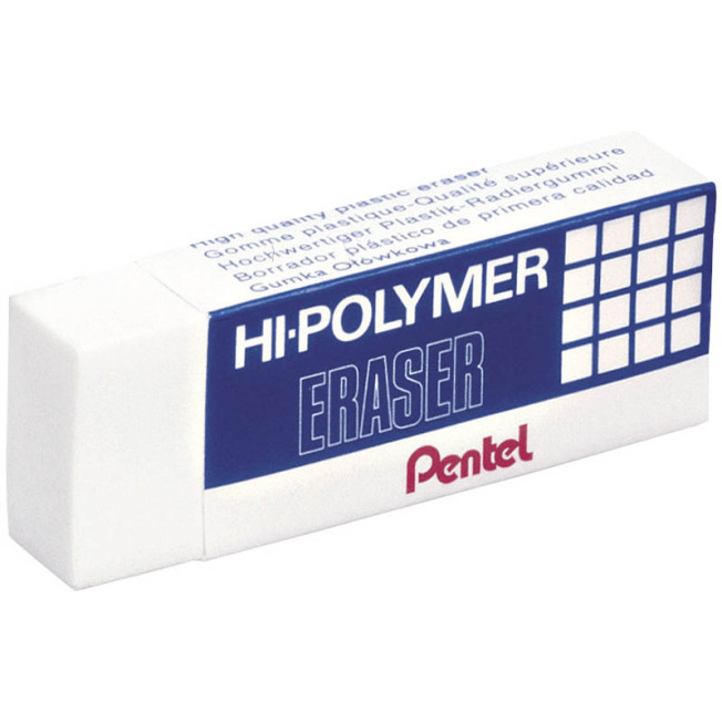 Ластик hi-Polymer Eraser 35*16*11,5мм Pentel