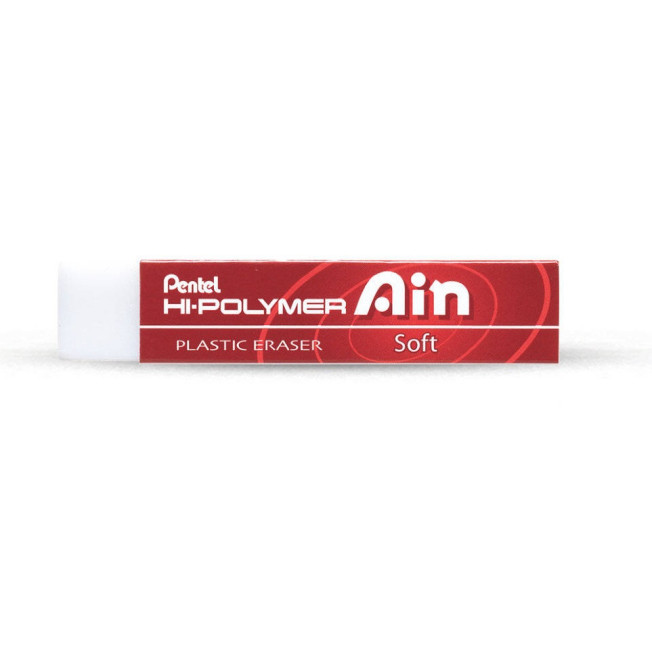 Ластик hi-Polymer Eraser  Ain Soft 65*13.6*13.6мм Pentel