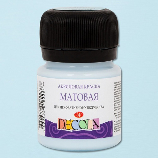 Акрил "Декола" матовый 20мл, Светло-голубой