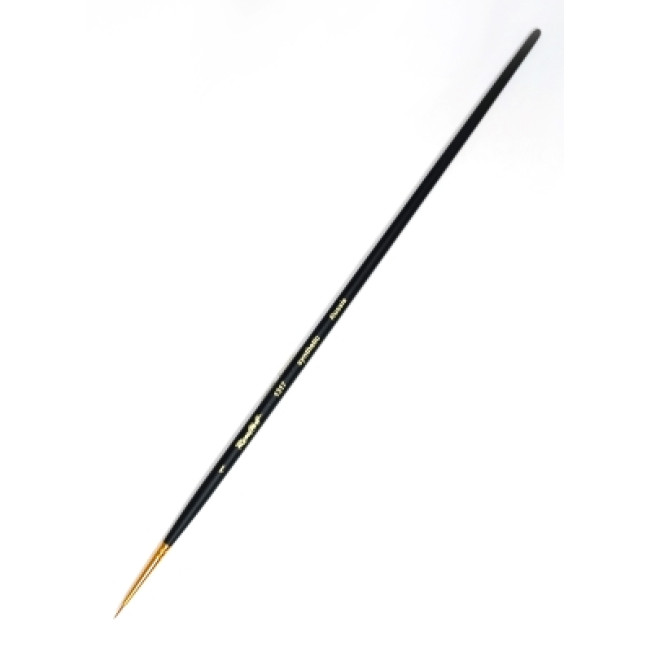 Кисть синтетика кр №1 ROUBLOFF 1317, длинная черная ручка