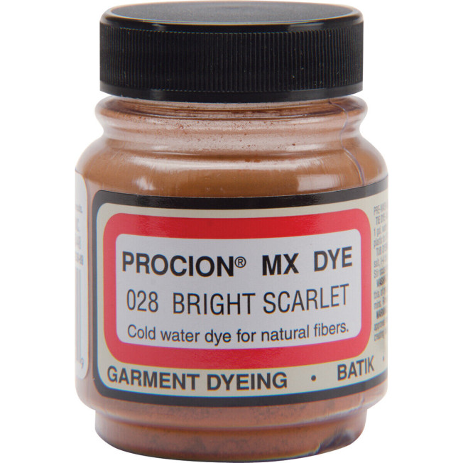 Краситель для ткани порошковый Procion MX Dye 19г, ярко-алый