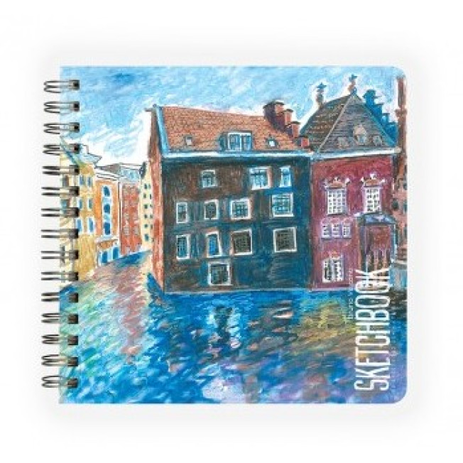 Блокнот-SketchBook 200*205мм, 50л, гребень Bruno Visconti