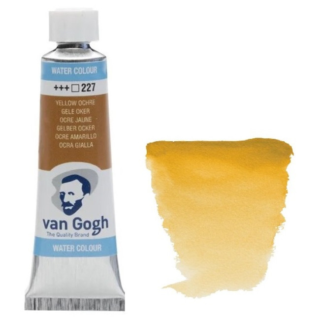 Акварель Van Gogh туба 10мл, № 227 Охра желтая