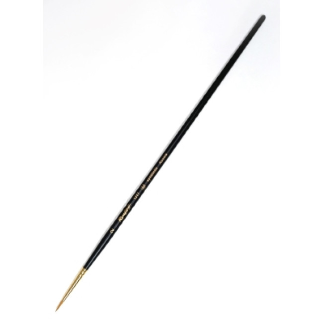 Кисть синтетика кр №2 ROUBLOFF 1317, длинная черная ручка