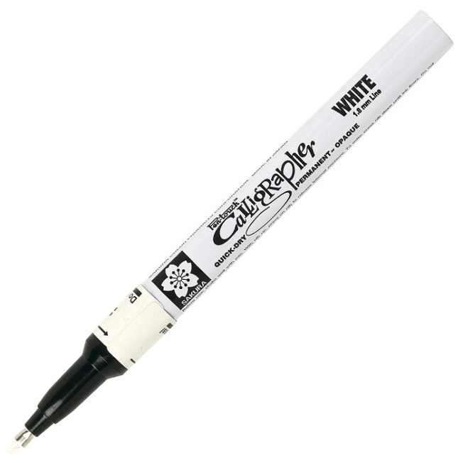 Маркер Pen-Touch Calligrapher 1,8 мм Белый Sakura