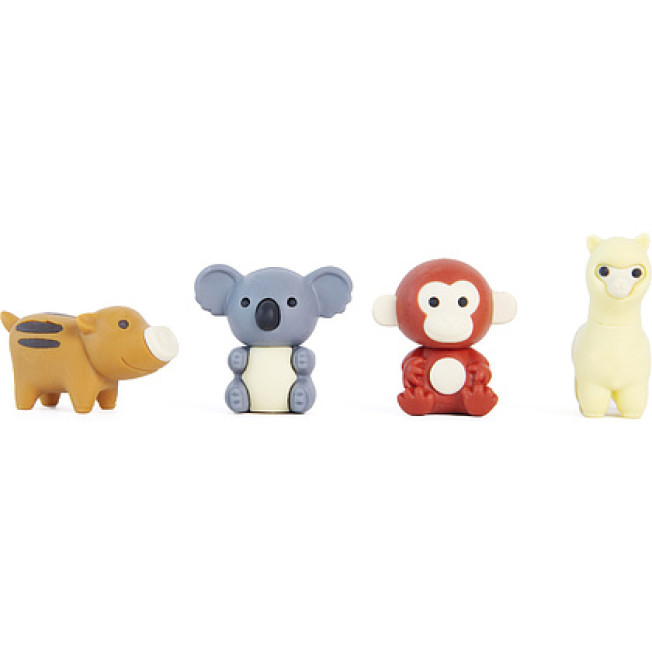 Ластик "IWAKO Forest Animals" ассорти
