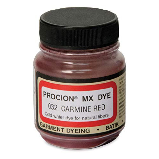 Краситель для ткани порошковый Procion MX Dye 19г, карминовый