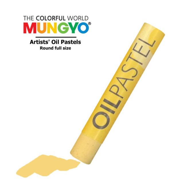 Пастель художественная масляная MUNGYO Oil Pastels MOP504 Оранжевый бледный, круглая