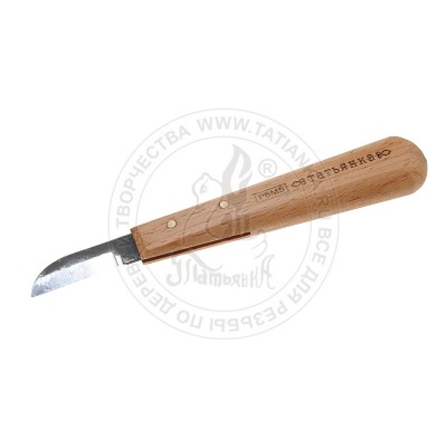 Нож богородский малый 03-Р6М5 для резьбы по твердому дереву 32 мм