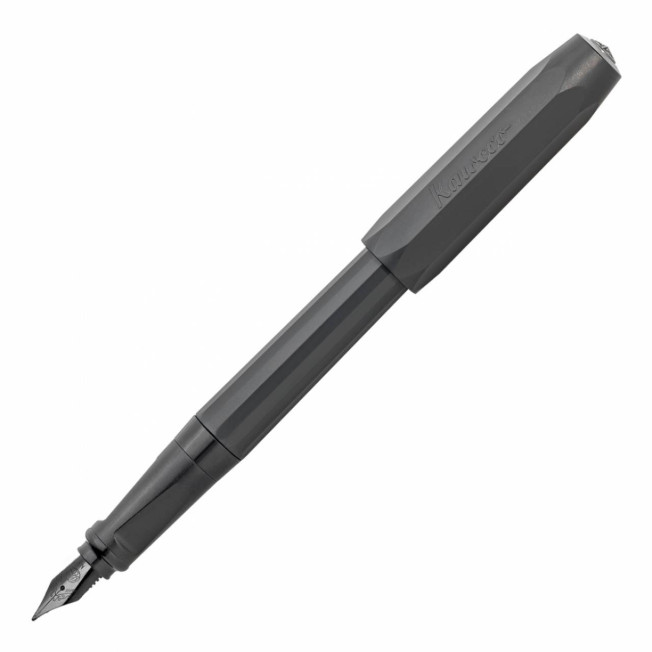 Ручка перьевая KAWECO PERKEO All Black F 0,7мм черная