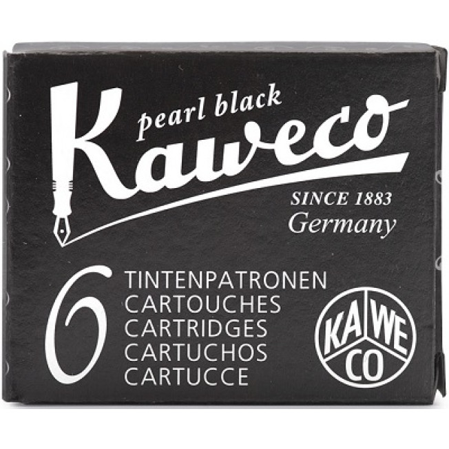 Набор картриджей 6шт жемчужно-черный KAWECO