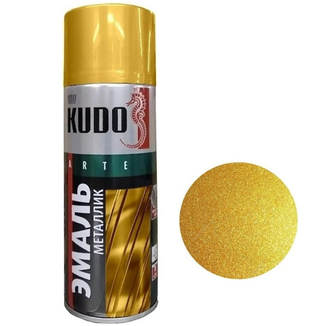 1060 Эмаль металлик Золото вечное KUDO 520гр