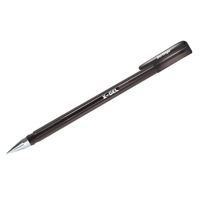 Ручка гелевая Berlingo X-Gel черная, 0,5мм CGp_50120