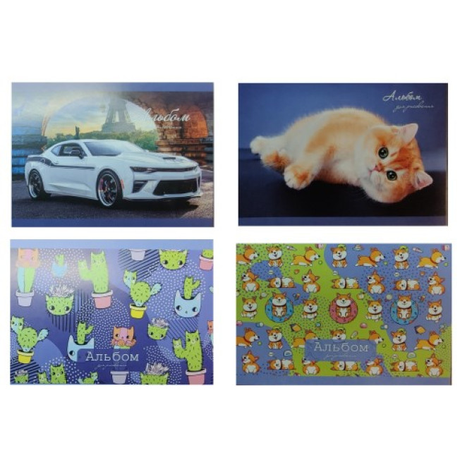 Альбом д/рисов 40л А4 Краснокамск скрепка