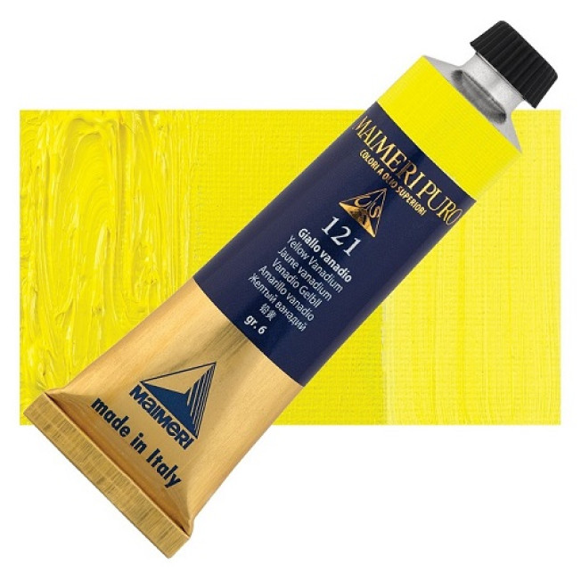Масляная краска PURO, Желтый ванадий, 40мл